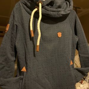 Dark blue w/black stars Naketano Darth Hoodie, L